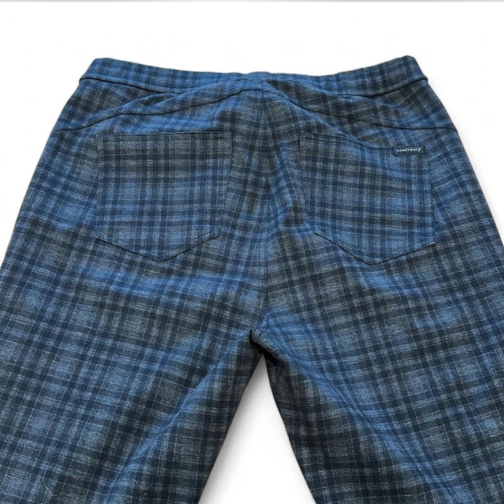 Women’s Sanctuary Dark Academia Goth Alt Plaid Pull On Ponte Pants - XL - Picture 8 of 10